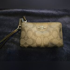 Coach Black Wristlet